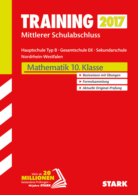 Training Zentrale Pr&uuml;fung Hauptschule Typ B NRW - Mathematik
