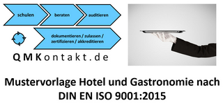 Mustervorlage für Hotels und die Gastronomie DIN EN ISO 9001:2015