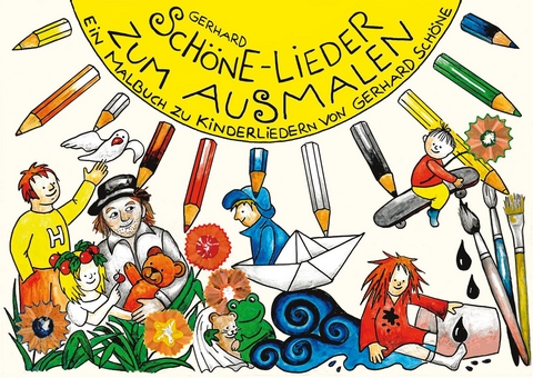 Sch&ouml;ne-Lieder zum Ausmalen - 