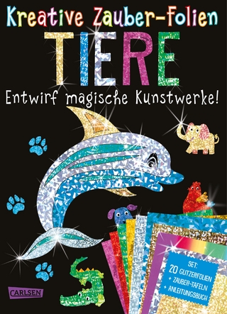 Kreative Zauber-Folien: Tiere: Set mit 10 Zaubertafeln, 20 Folien und Anleitungsbuch
