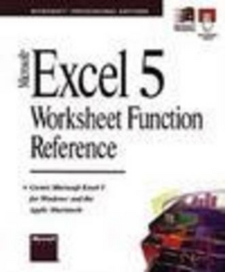Microsoft Excel Worksheet Function Reference