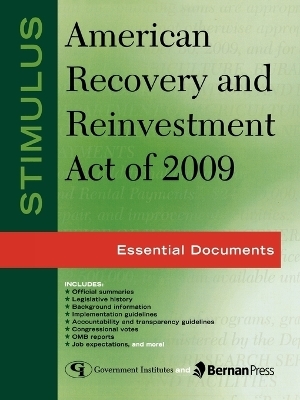 Stimulus: American Recovery and Reinvestment Act of 2009 - Federal Government