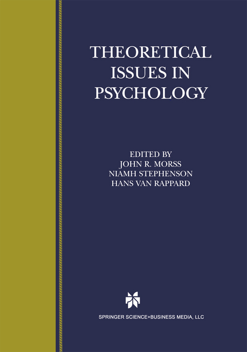 Theoretical Issues in Psychology - 