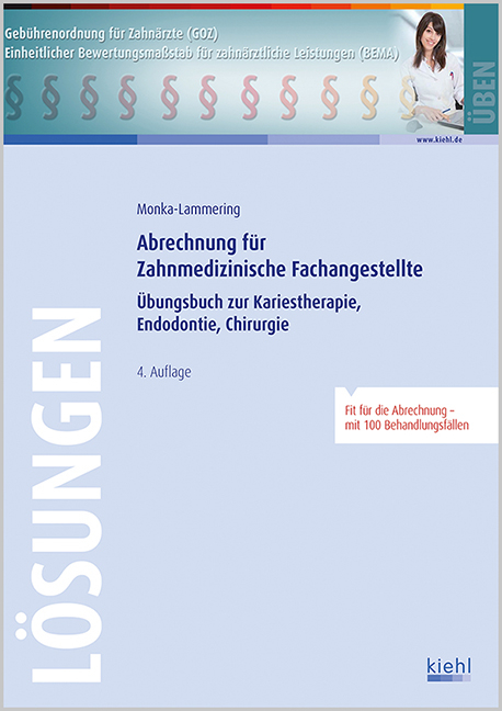 Abrechnung f&uuml;r Zahnmedizinische Fachangestellte - L&ouml;sungsteil (PDF-Ausgabe)
