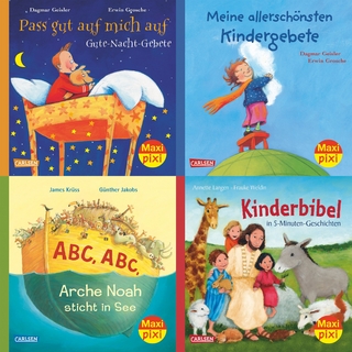 Die schönsten Bibelgeschichten und Gebete für Kinder (4x1 Exemplar)