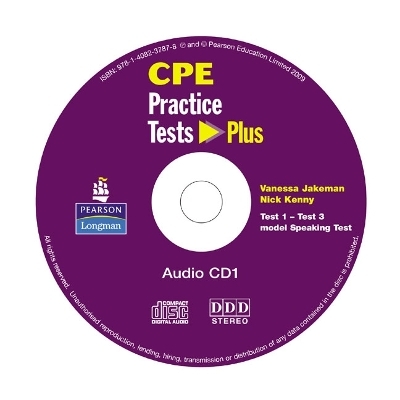Practice Tests Plus CPE CDs 1-2 - Nick Kenny, Vanessa Jakeman