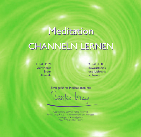Mediation "Channeln lernen" - Rositta Virag