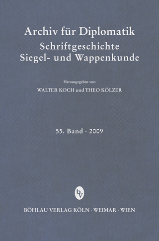 Archiv für Diplomatik, Schriftgeschichte, Siegel- und Wappenkunde 55 (2009)