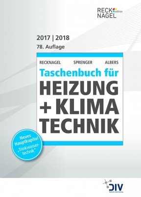 Recknagel - Taschenbuch für Heizung + Klimatechnik 2017/2018