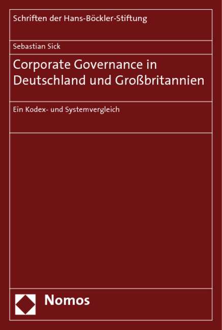 Corporate Governance in Deutschland und Gro&szlig;britannien - Sebastian Sick