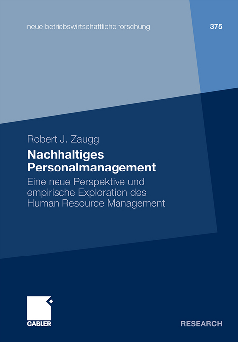 Nachhaltiges Personalmanagement - Robert J. Zaugg