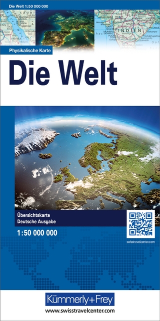 Kümmerly+Frey Weltkarte physikalisch 1:50 Mio.
