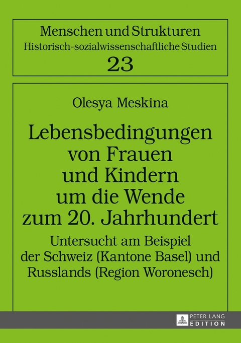 Lebensbedingungen von Frauen und Kindern um die Wende zum 20. Jahrhundert - Olesya Meskina