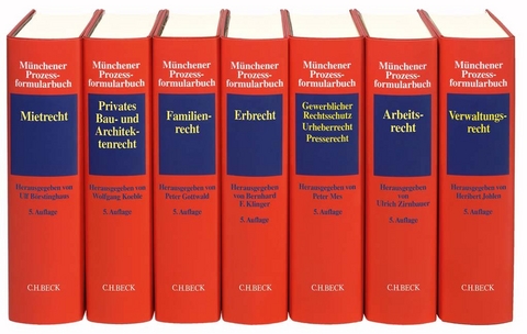 M&uuml;nchener Prozessformularbuch Gesamtwerk