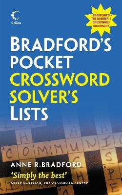 Collins Bradford&rsquo;s Pocket Crossword Solver&rsquo;s Lists - Anne R. Bradford