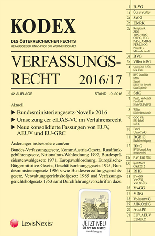 KODEX Verfassungsrecht 2016/17