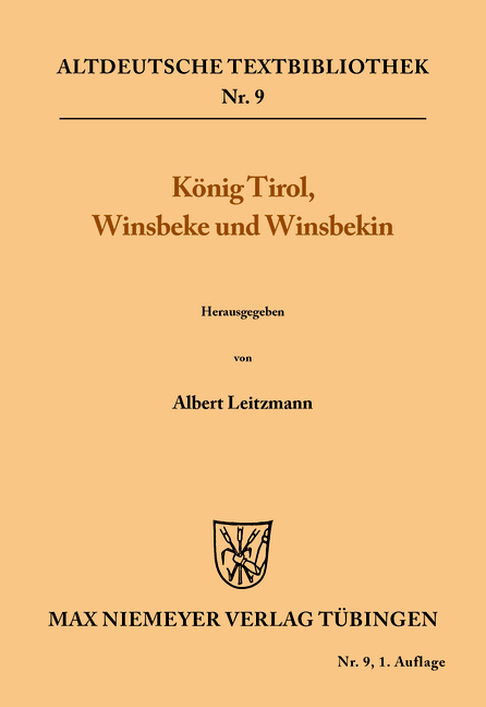 K&ouml;nig Tirol, Winsbeke und Winsbekin - 