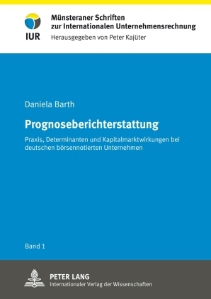 Prognoseberichterstattung - Daniela Barth