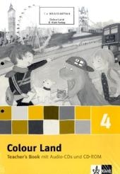 Colour Land ab Klasse 1 - Neubearbeitung. Ausgabe Baden-W&uuml;rttemberg,... / Teacher's Book mit Audio-CD