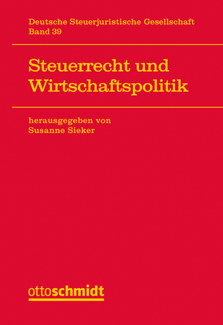 Steuerrecht und Wirtschaftspolitik