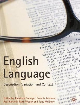 English Language - Jonathan Culpeper, Francis Katamba, Paul Kerswill