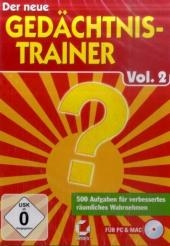 Der neue Ged&auml;chtnistrainer, 1 CD-ROM. Tl.2