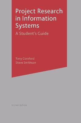 Project Research in Information Systems - Tony Cornford, Steve Smithson