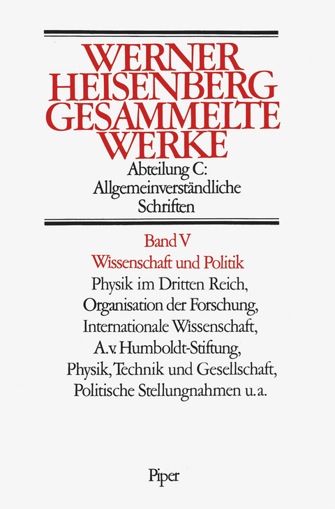 Wissenschaft und Politik - 