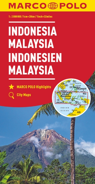 MARCO POLO Kontinentalkarte Indonesien, Malaysia 1:2 Mio.