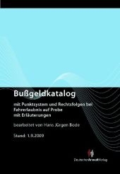 Bu&szlig;geldkatalog - Hans J&uuml;rgen Bode