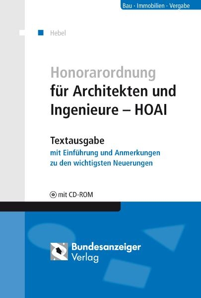 Honorarordnung f&uuml;r Architekten und Ingenieure - HOAI - Johann Peter Hebel