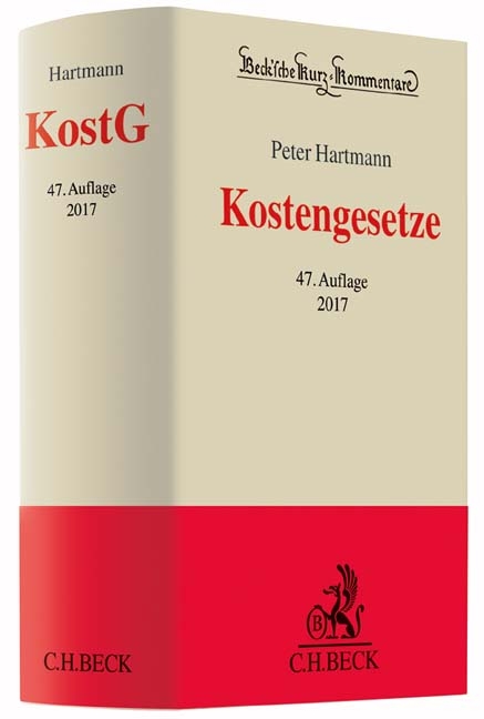 Kostengesetze (KostG) - Peter Hartmann