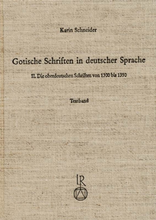 Gotische Schriften in deutscher Sprache