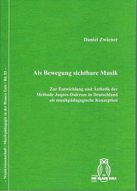 Als Bewegung sichtbare Musik - Daniel Zwiener