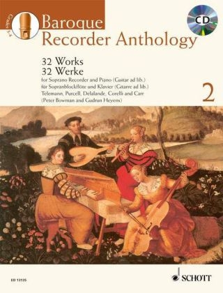 Baroque Recorder Anthology Vol. 2 -  Hal Leonard Publishing Corporation, Peter Bowman, Gudrun Heyens