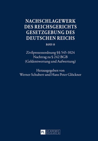 Nachschlagewerk des Reichsgerichts – Gesetzgebung des Deutschen Reichs