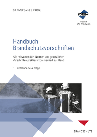 Handbuch Brandschutzvorschriften, Kombi-Paket: Buch und E-Book (EPUB + PDF)