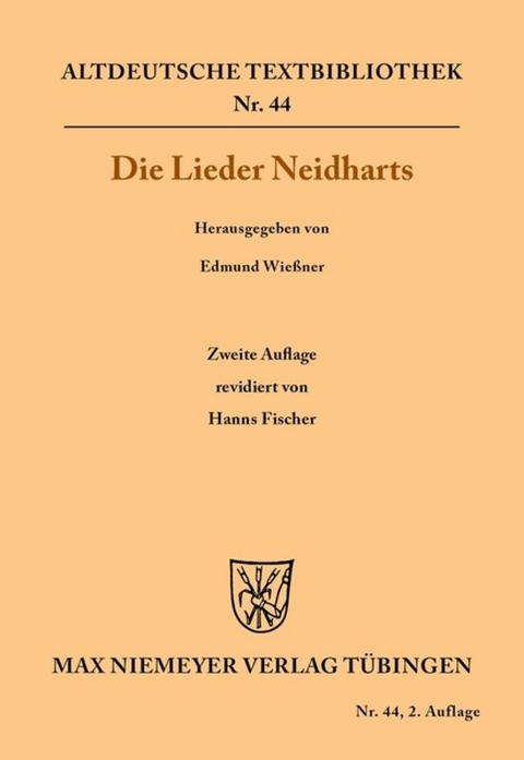 Die Lieder Neidharts - 