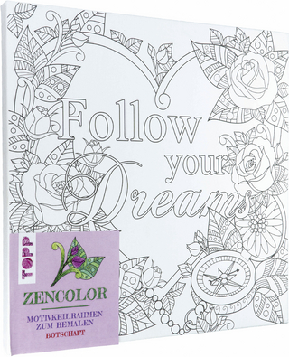 Zencolor Motivkeilrahmen Botschaft