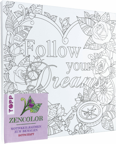 Zencolor Motivkeilrahmen Botschaft -  Frechverlag