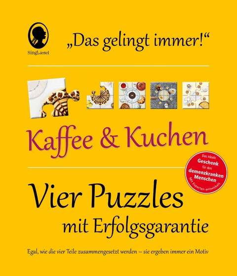 Das "Gelingt-immer"-Puzzle Kaffee und Kuchen. Das Puzzle-Spiel f&uuml;r Senioren mit Demenz - 