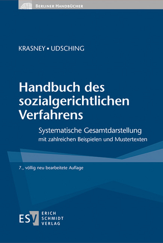 Handbuch des sozialgerichtlichen Verfahrens