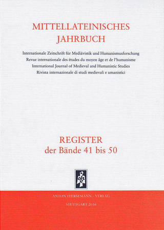 Mittellateinisches Jahrbuch. Internationale Zeitschrift für Mediävistik und Humanismusforschung / Mittellateinisches Jahrbuch