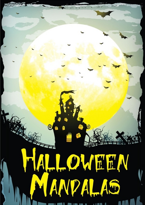Erwachsenen Malbuch - Halloween Mandalas - Ausgabe 1 - DB Mandala B&uuml;cher
