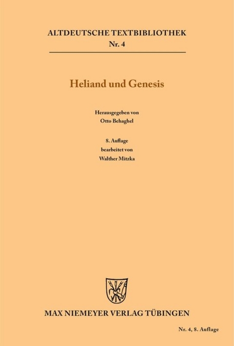 Heliand und Genesis - 