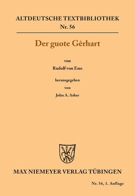 Der guote G&ecirc;rhart - Rudolf Ems