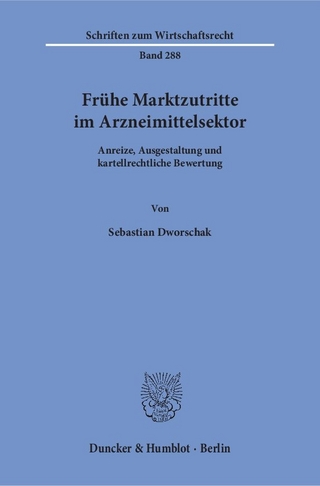 Frühe Marktzutritte im Arzneimittelsektor.