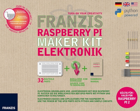 Franzis Raspberry Pi Maker Kit Elektronik - Burkhard Kainka