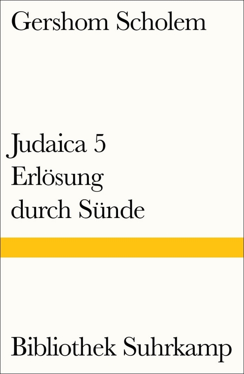 Judaica V - Gershom Scholem