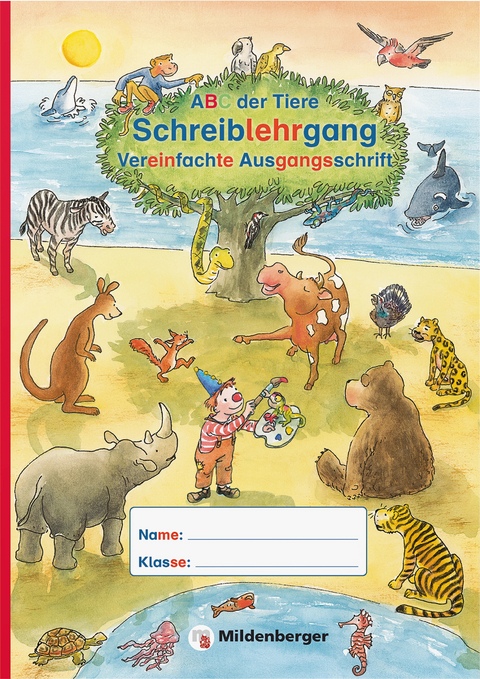 ABC der Tiere &ndash; Schreiblehrgang VA in Sammelmappe - Kerstin Mrowka-Nienstedt